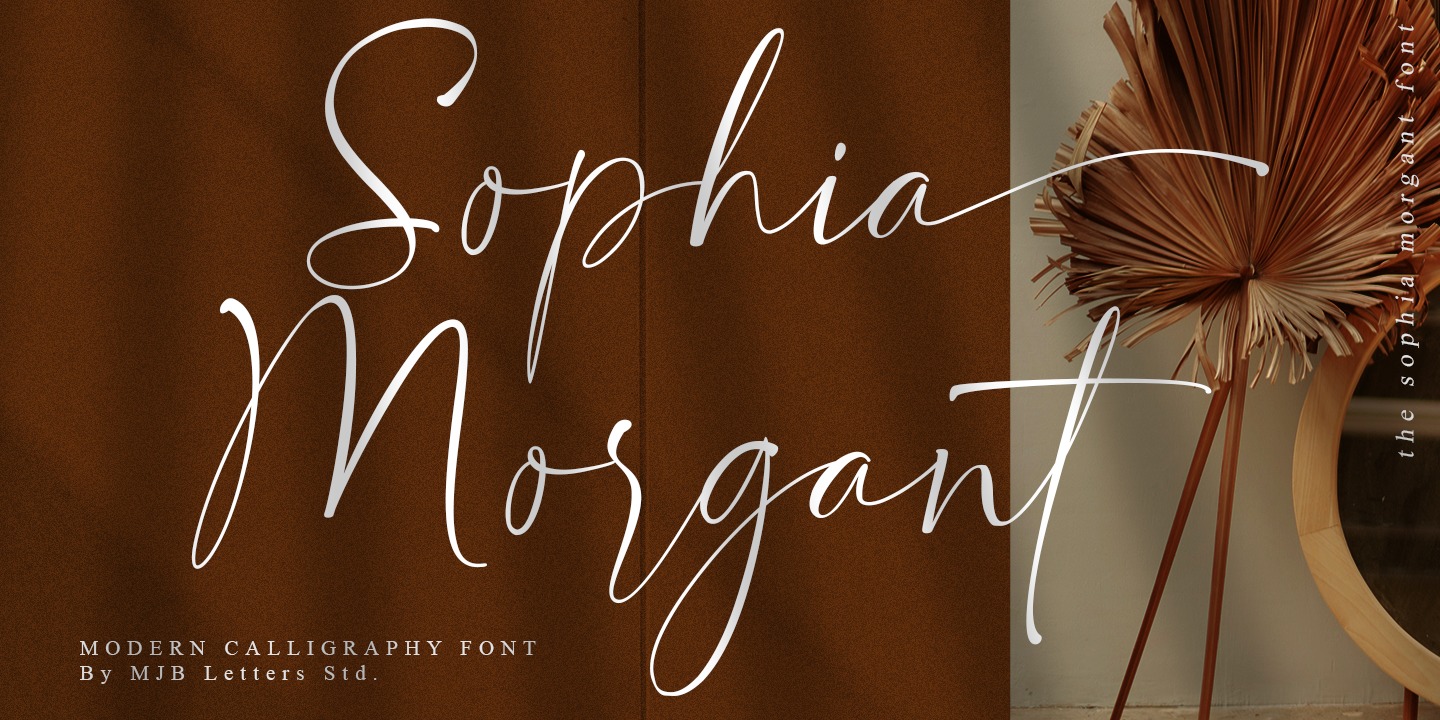 Schriftart Sophia Morgant